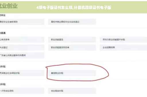 4级电子版证书怎么领,计算机四级证书电子版