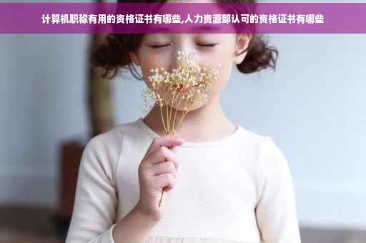计算机职称有用的资格证书有哪些,人力资源部认可的资格证书有哪些 计算机职称有用的资格证书有哪些,人力资源部认可的资格证书有哪些