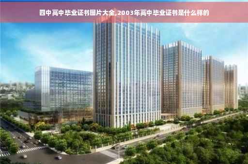 四中高中毕业证书图片大全,2003年高中毕业证书是什么样的