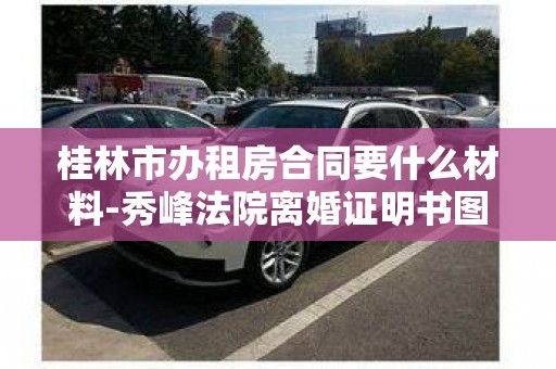桂林市办租房合同要什么材料-秀峰法院离婚证明书图片