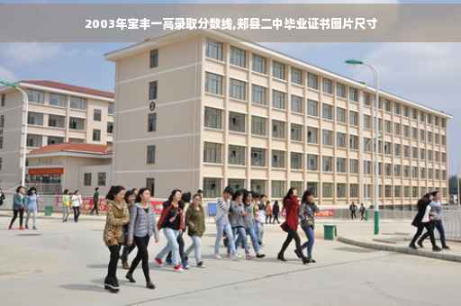 2003年宝丰一高录取分数线,郏县二中毕业证书图片尺寸