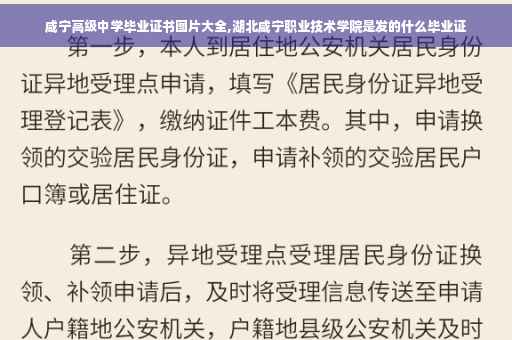 咸宁高级中学毕业证书图片大全,湖北咸宁职业技术学院是发的什么毕业证