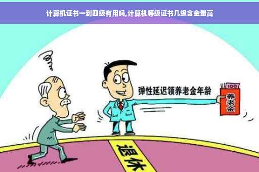 计算机证书一到四级有用吗,计算机等级证书几级含金量高