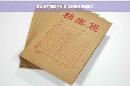 怎么考初级程序员,初级计算机考试流程