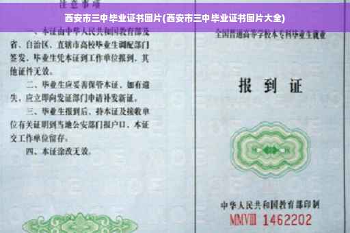 西安市三中毕业证书图片(西安市三中毕业证书图片大全)