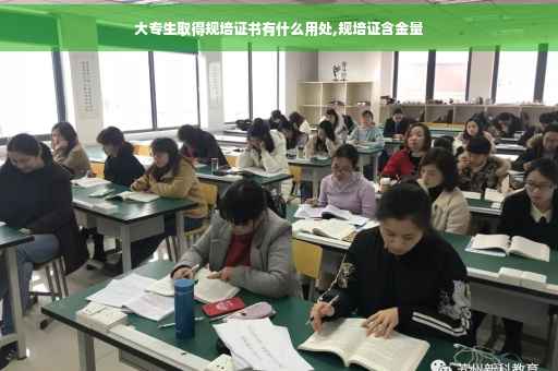 大专生取得规培证书有什么用处,规培证含金量