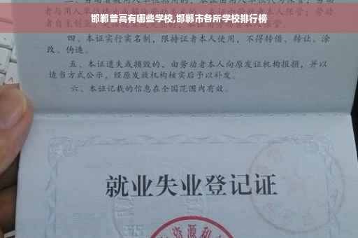 邯郸普高有哪些学校,邯郸市各所学校排行榜