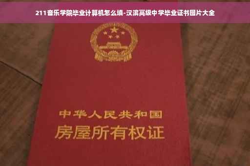 211音乐学院毕业计算机怎么填-汉滨高级中学毕业证书图片大全