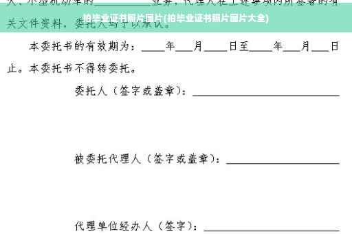 拍毕业证书照片图片(拍毕业证书照片图片大全)