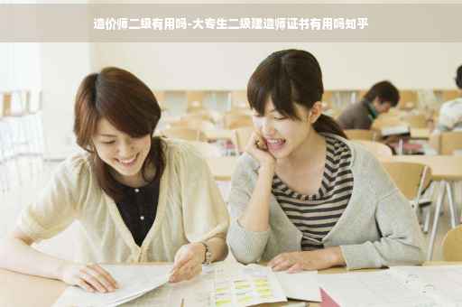 造价师二级有用吗-大专生二级建造师证书有用吗知乎