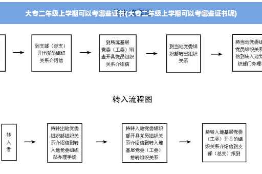 大专二年级上学期可以考哪些证书(大专二年级上学期可以考哪些证书呢)