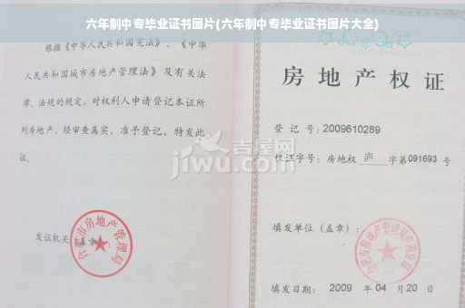 六年制中专毕业证书图片(六年制中专毕业证书图片大全)