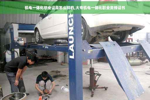 机电一体化毕业证是怎么样的,大专机电一体化职业资格证书