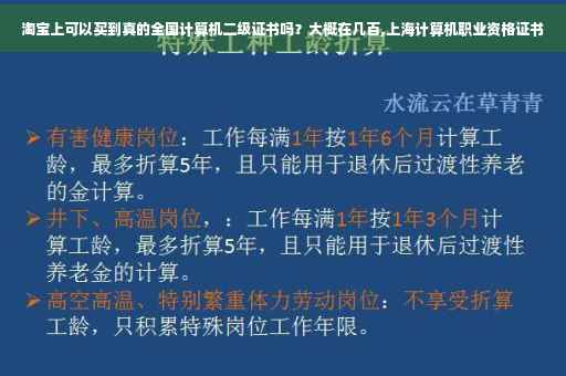 淘宝上可以买到真的全国计算机二级证书吗？大概在几百,上海计算机职业资格证书