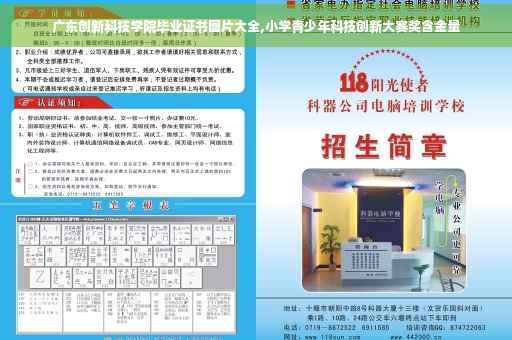广东创新科技学院毕业证书图片大全,小学青少年科技创新大赛奖含金量