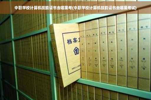 中职学校计算机技能证书去哪里考(中职学校计算机技能证书去哪里考试)