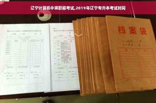 辽宁计算机中级职称考试,2019年辽宁专升本考试时间