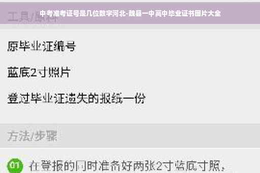 中考准考证号是几位数字河北-魏县一中高中毕业证书图片大全
