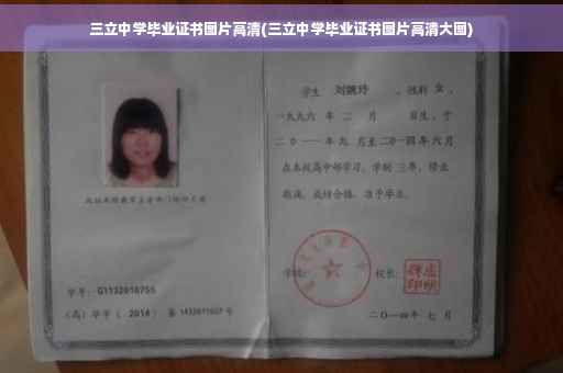 三立中学毕业证书图片高清(三立中学毕业证书图片高清大图)