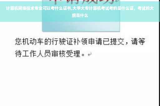 计算机网络技术专业可以考什么证书,大学大专计算机考试考的是什么证，考试的大纲是什么