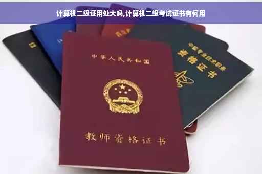 计算机二级证用处大吗,计算机二级考试证书有何用