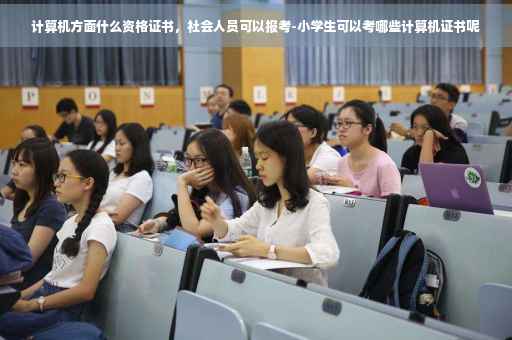 计算机方面什么资格证书，社会人员可以报考-小学生可以考哪些计算机证书呢