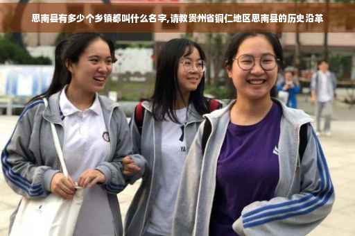 思南县有多少个乡镇都叫什么名字,请教贵州省铜仁地区思南县的历史沿革