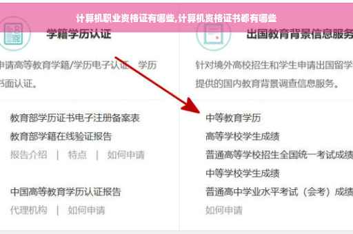 计算机职业资格证有哪些,计算机资格证书都有哪些