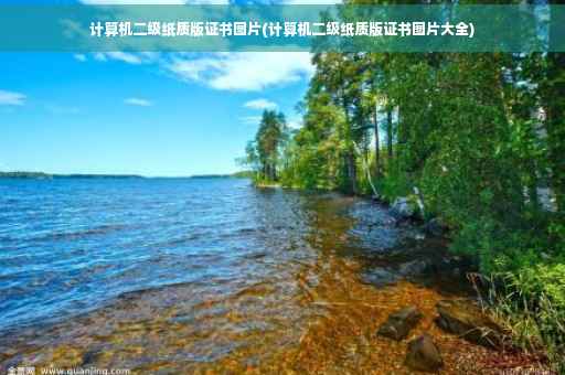 计算机二级纸质版证书图片(计算机二级纸质版证书图片大全)