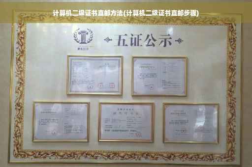 计算机二级证书直邮方法(计算机二级证书直邮步骤)