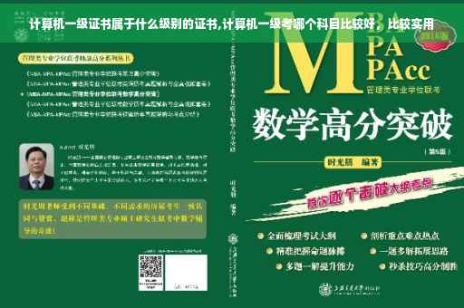 计算机一级证书属于什么级别的证书,计算机一级考哪个科目比较好，比较实用