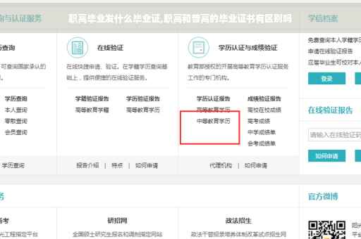 职高毕业发什么毕业证,职高和普高的毕业证书有区别吗