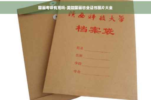 国画考级有用吗-美院国画毕业证书图片大全