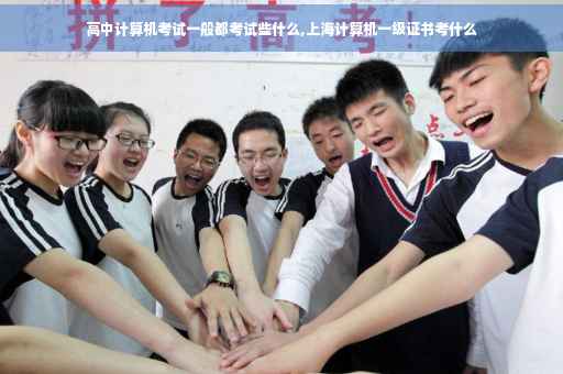 高中计算机考试一般都考试些什么,上海计算机一级证书考什么 高中计算机考试一般都考试些什么,上海计算机一级证书考什么