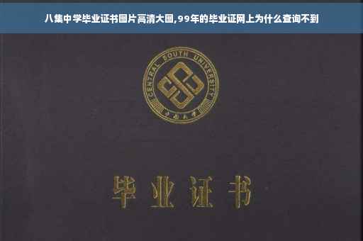 八集中学毕业证书图片高清大图,99年的毕业证网上为什么查询不到