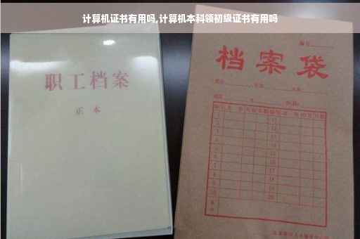 计算机证书有用吗,计算机本科领初级证书有用吗