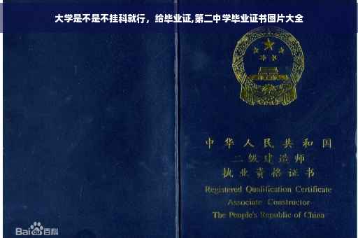 大学是不是不挂科就行，给毕业证,第二中学毕业证书图片大全