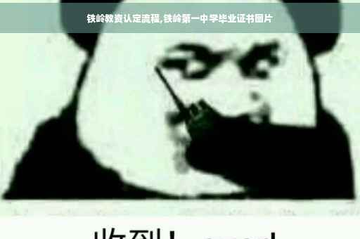 铁岭教资认定流程,铁岭第一中学毕业证书图片