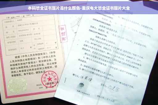 本科毕业证书图片是什么颜色-重庆电大毕业证书图片大全