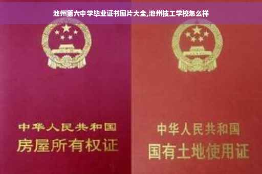 池州第六中学毕业证书图片大全,池州技工学校怎么样