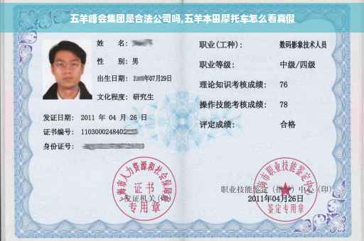 五羊峰会集团是合法公司吗,五羊本田摩托车怎么看真假