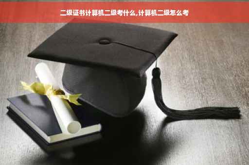 二级证书计算机二级考什么,计算机二级怎么考
