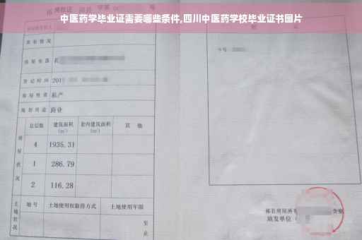 中医药学毕业证需要哪些条件,四川中医药学校毕业证书图片