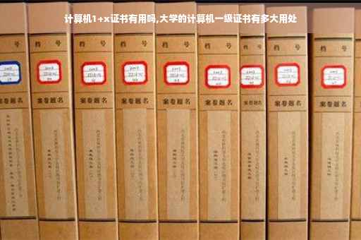 计算机1+x证书有用吗,大学的计算机一级证书有多大用处
