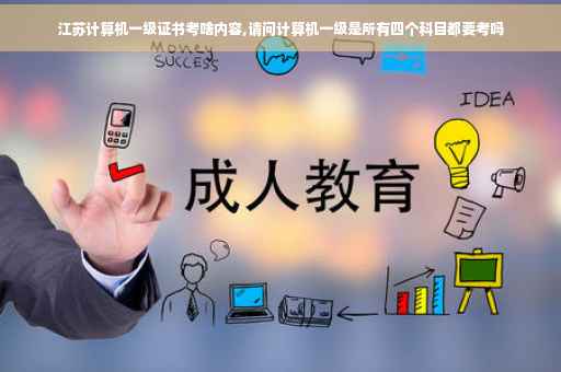 江苏计算机一级证书考啥内容,请问计算机一级是所有四个科目都要考吗