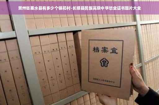 贵州省惠水县有多少个镇和村-长顺县民族高级中学毕业证书图片大全