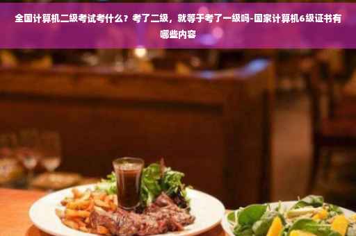 全国计算机二级考试考什么？考了二级，就等于考了一级吗-国家计算机6级证书有哪些内容