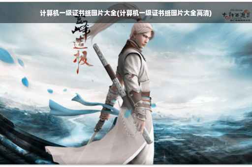 计算机一级证书纸图片大全(计算机一级证书纸图片大全高清)
