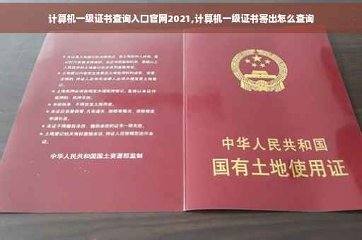 计算机一级证书查询入口官网2021,计算机一级证书寄出怎么查询