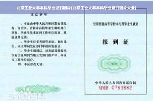 北京工业大学本科毕业证书图片(北京工业大学本科毕业证书图片大全)